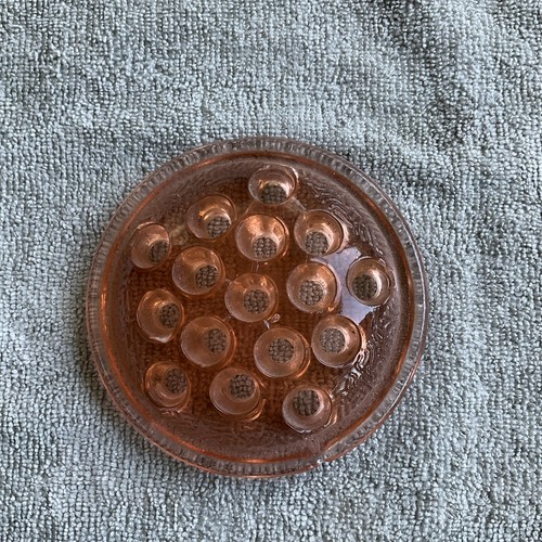 Vintage pink depression glass - vintage,