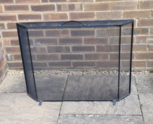 Traditional black fire guard - traditional,