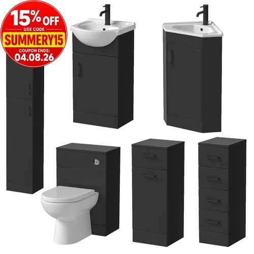 Bathroom vanity toilet - toilet, storage