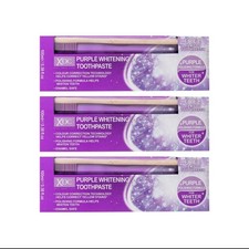 3x Purple Whitening Toothpaste
