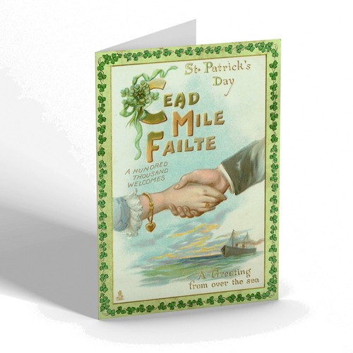 Patrick day card - st,