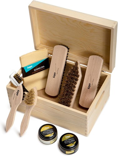 Leather suede shoe care kit - leather, &