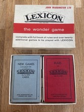 Vintage Lexicon Card Game
