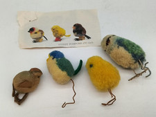 Vintage Steiff Birds miniature Pompoms 