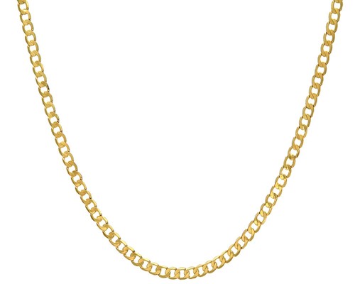 9ct yellow gold curb chain - 9ct,