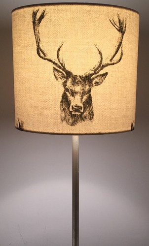 Country stag lampshade - stag,