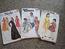 VINTAGE BUTTERICK 3792 & 4270 SEWING PATTERNS Dresses & Jacket Size 16