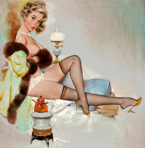 Vintage pin girls retro - vintage,