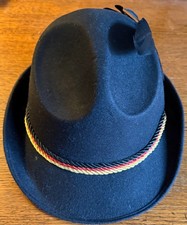 German Bavarian Octoberfest Traditional Alpine Hat. Oktoberfest fancy dress