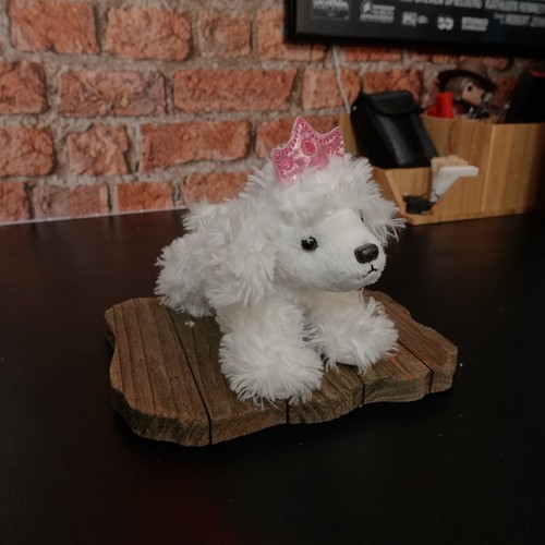 Aurora white poodle - , plush