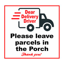 Delivery Driver - Please leave
