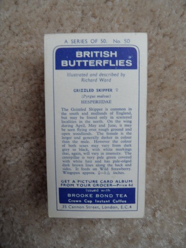 Brooke bond trade - 25, card