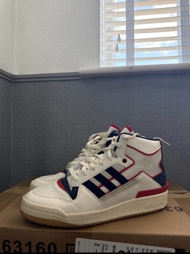 Adidas forum exhibit mid - mid, white