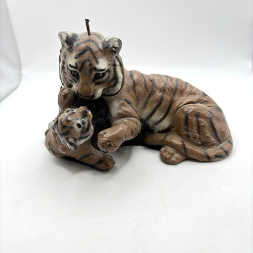 Vintage tiger and cub - vintage,