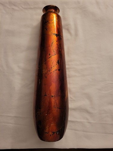 Vintage raku flambe copper - flambe,
