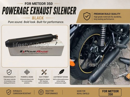 Powerage exhaust silencer - exhaust,