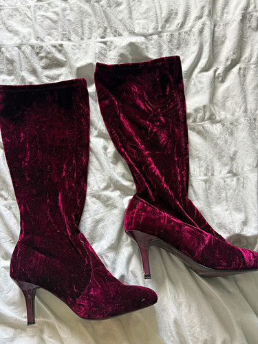 Stretch sock womens burgundy - sock,