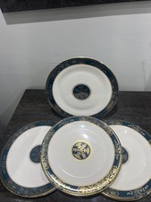 6 X Royal Doulton Carlyle Pattern H5018 Dinner Plates Fine Bone China