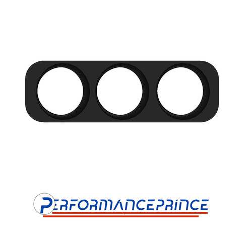 Triple 52mm vent gauge - gauge, pod