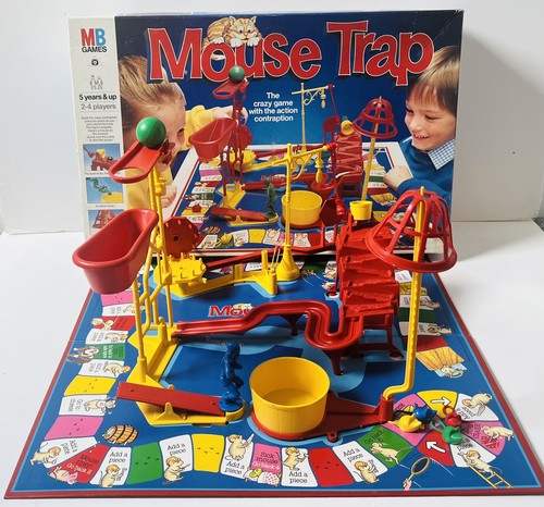 Vintage mouse trap board game - trap,