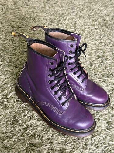 Martens purple 1460 hole - martens,
