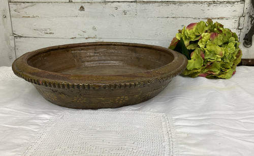 Large hand painted earthenware - large,