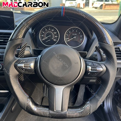 Carbon fiber steering wheel - carbon,