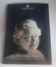 2022 Memorial HM Queen Elizabeth II UK BUnc 10 Coin Set With Privy Mark 26/22