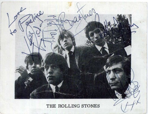 Rolling stones signed - stones,