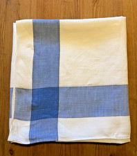 French white linen tablecloth