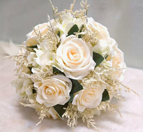 Artificial silk rose - artificial,