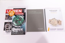 Nomos Glashutte Metro + Neomatik Brochure Catalogue + Uhren Magazin July August
