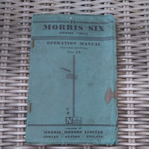 1949 morris six operation - morris,