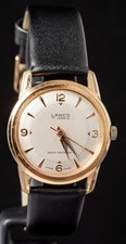Lanco Rose Gold-Tone Men's Hand-Wind AS 1027 Vintage Swiss Watch -- Working