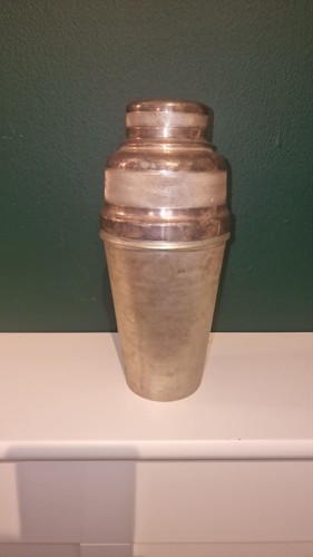 Antique silver plated cocktail - silver,