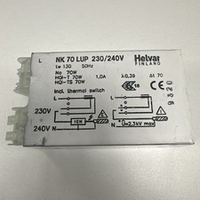 Helvar NK 70 LUP 230/240V 70w