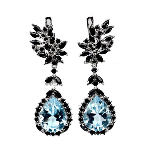 925 sterling silver - silver, earrings