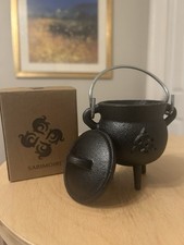 🔥 Brand New Cast Iron Cauldron – Sarimoire – Perfect for Halloween & Rituals 🎃