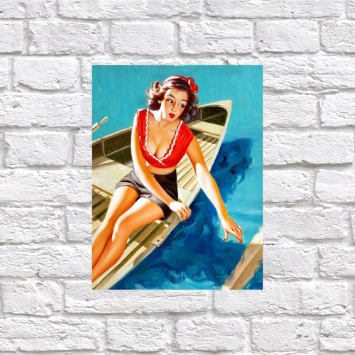 Rowing boat vintage retro tin - rowing,