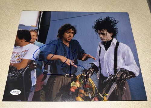 Tim burton signed 11x14 photo - burton,