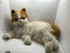 Fur Real Cat Lulu White Ginger 2009 Hasbro No Battery Cover Untested