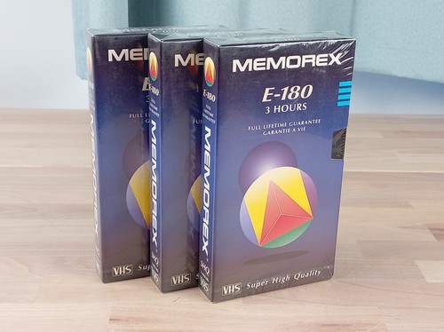 Memorex vhs 180 high - 3x,