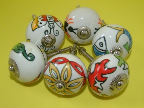 Six various ceramic - six,