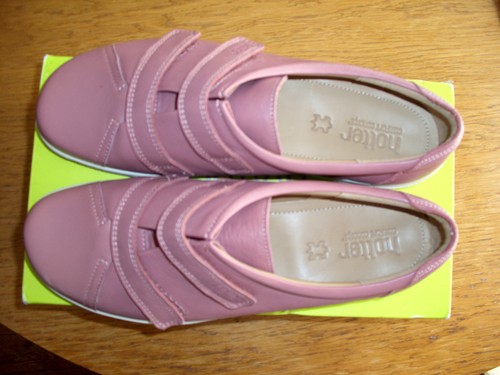 Hotter leap pink leather - leather, shoes