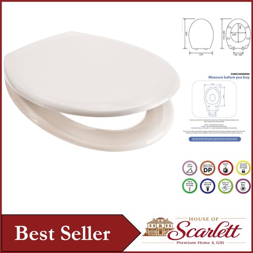 Stylish cream oval toilet - stylish,