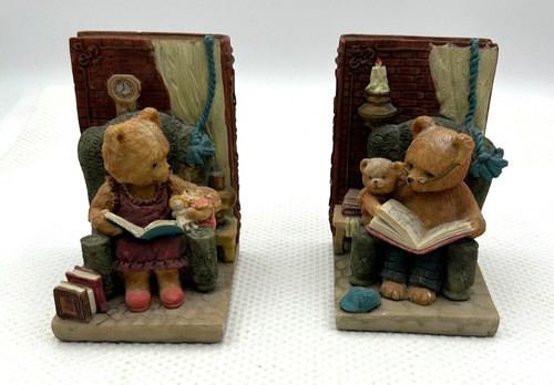 Vintage teddy bear tales resin - tales,