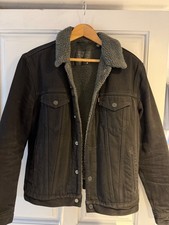 Levis black mens jacket size