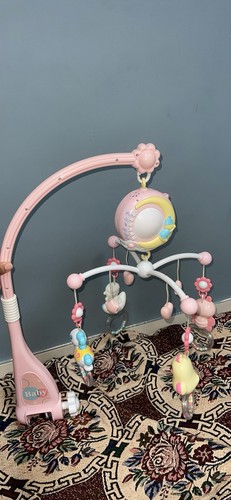 Musical cot mobile with arm - musical,