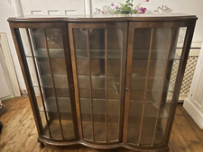 1900s Vintage Wooden Glass