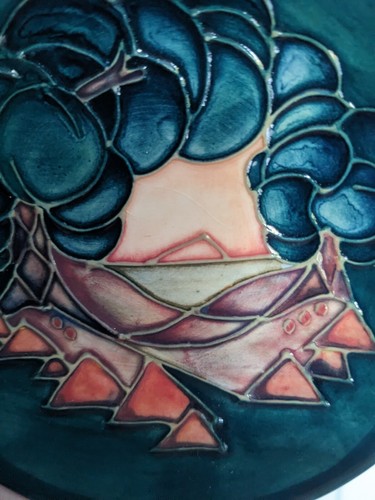 Moorcroft pottery pin - dish,, 4